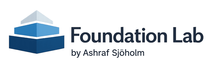 Foundation Lab by Ashraf Sjöholm